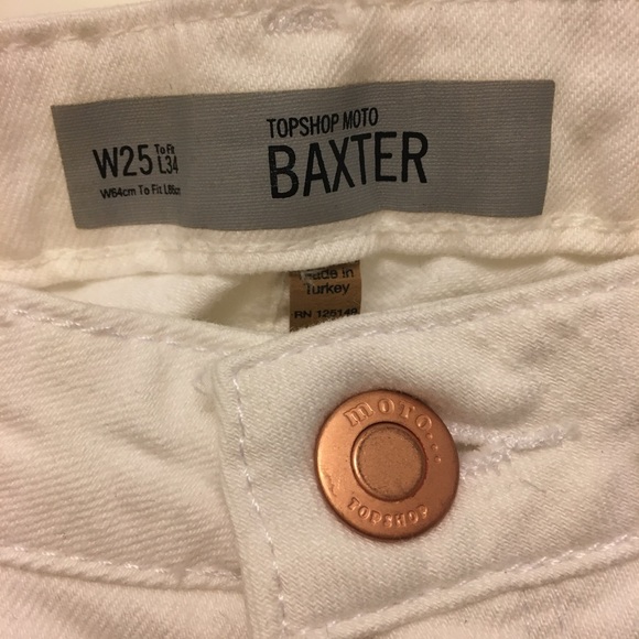 Topshop Boxter White Jean - Picture 7 of 8